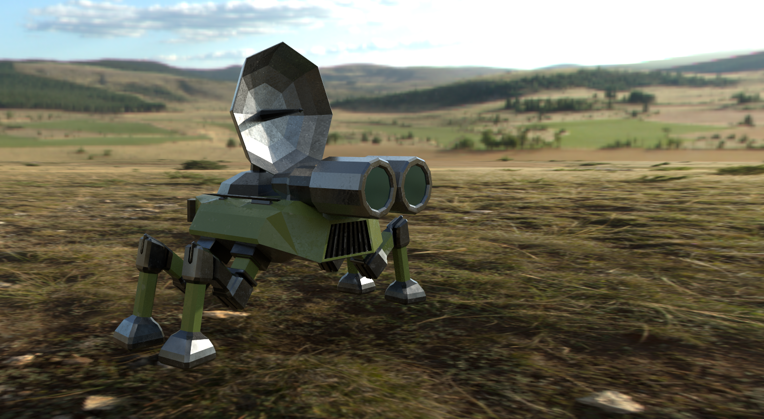 Scout spider robot Attack squad